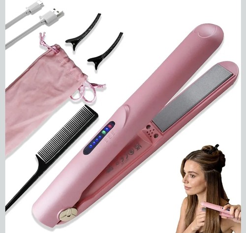 Mini hair straightener - hair,