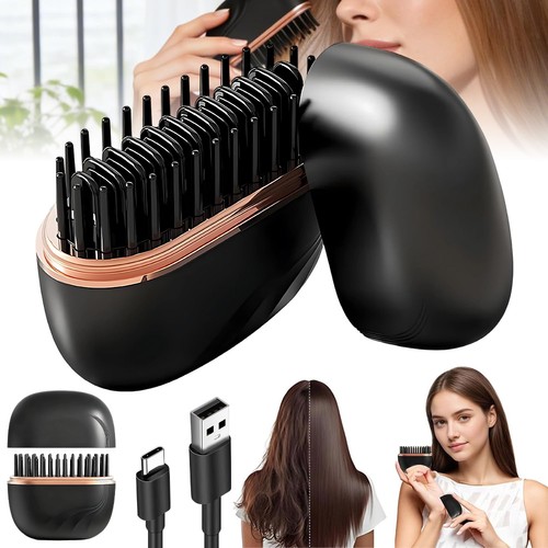 Hair straightener brush - hair,