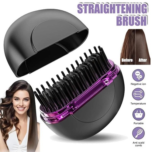 Mini hair straightener comb - straightener,