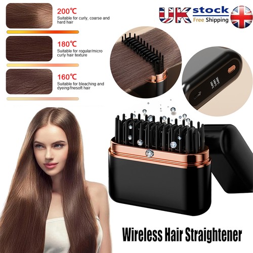 Hair straightener brush lcd - hair,