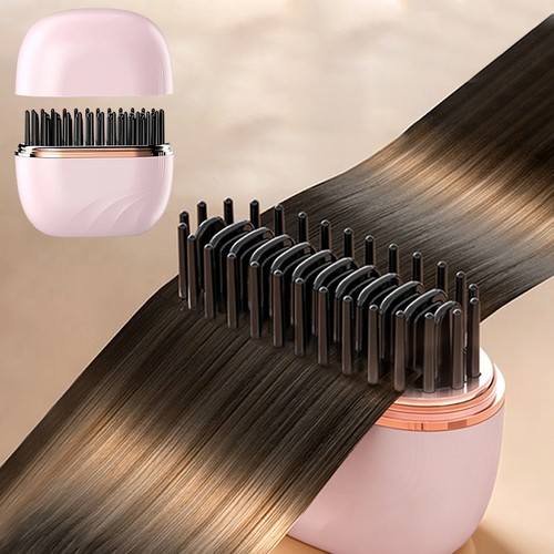 Mini hair straightener brush - mini,