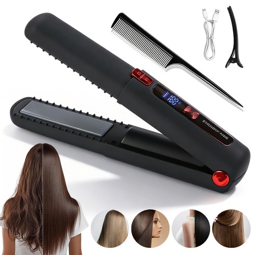 Hair straightener flat iron - hair,
