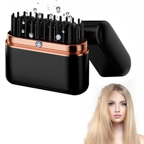 Hair straightener brush - hair, lcd