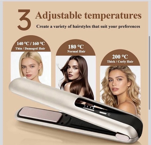 Cordless hair straightener - hair,