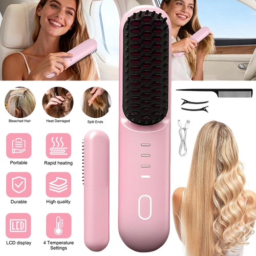Hair straightener brush - hair,